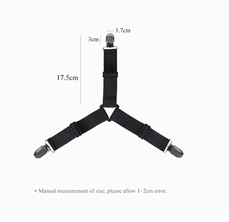 4 шт./лот регулируемая эластичная Кровать Зажим для листов матрас Чехол Держатель одеяла нескользящий ремень клип дома жизни одеяло захват