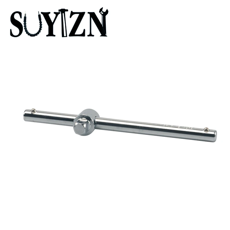 

3/8" Sliding Bar T Shape Hex Handle For Socket Wrench Connection T-Handle Drive Adjustable Wrench