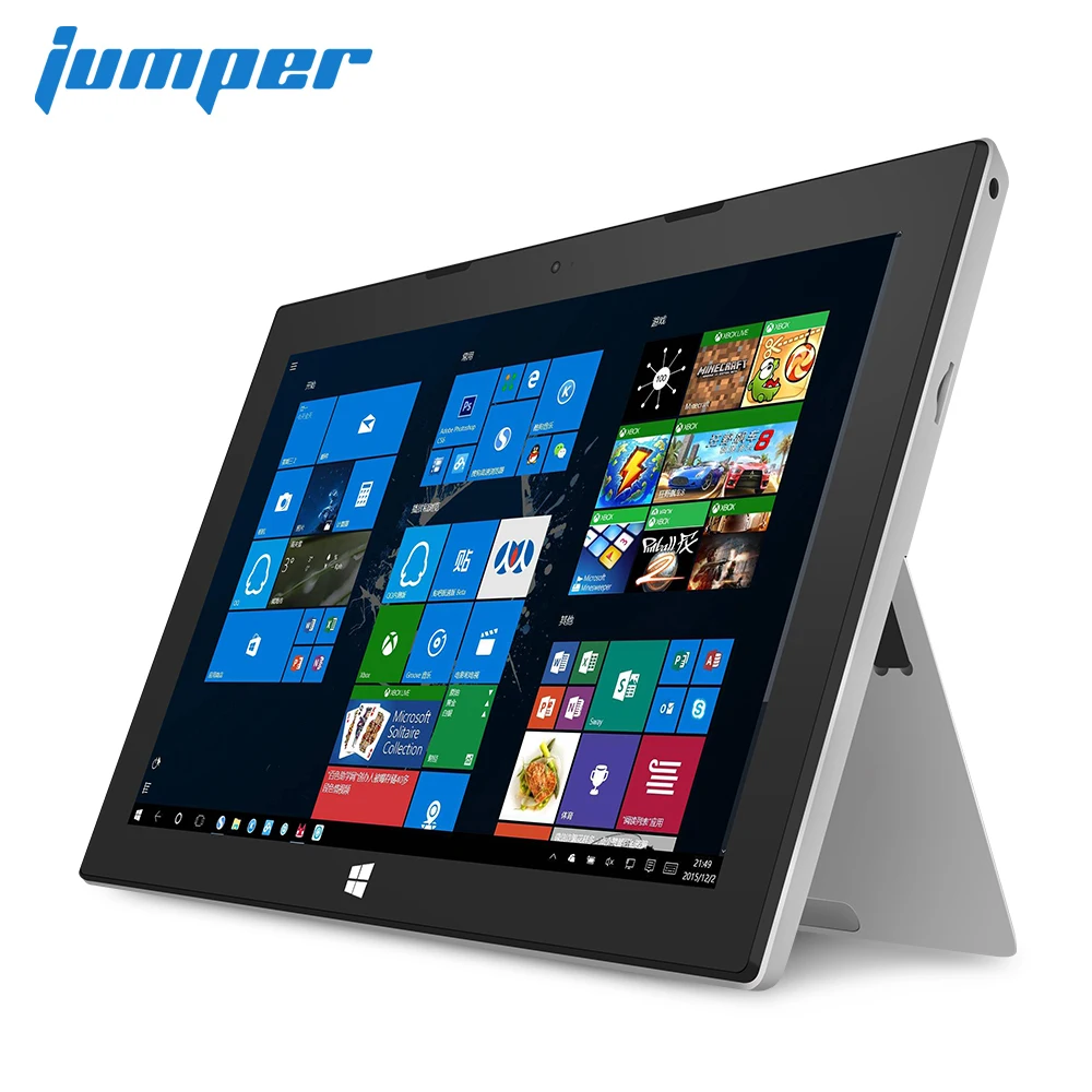 10.8″ 2 in 1 tablet Jumper EZpad 7S windows tablets Intel Cherry Trail Z8350 4GB DDR3 64GB EMMC 1080P IPS tablet pc HDMI laptop