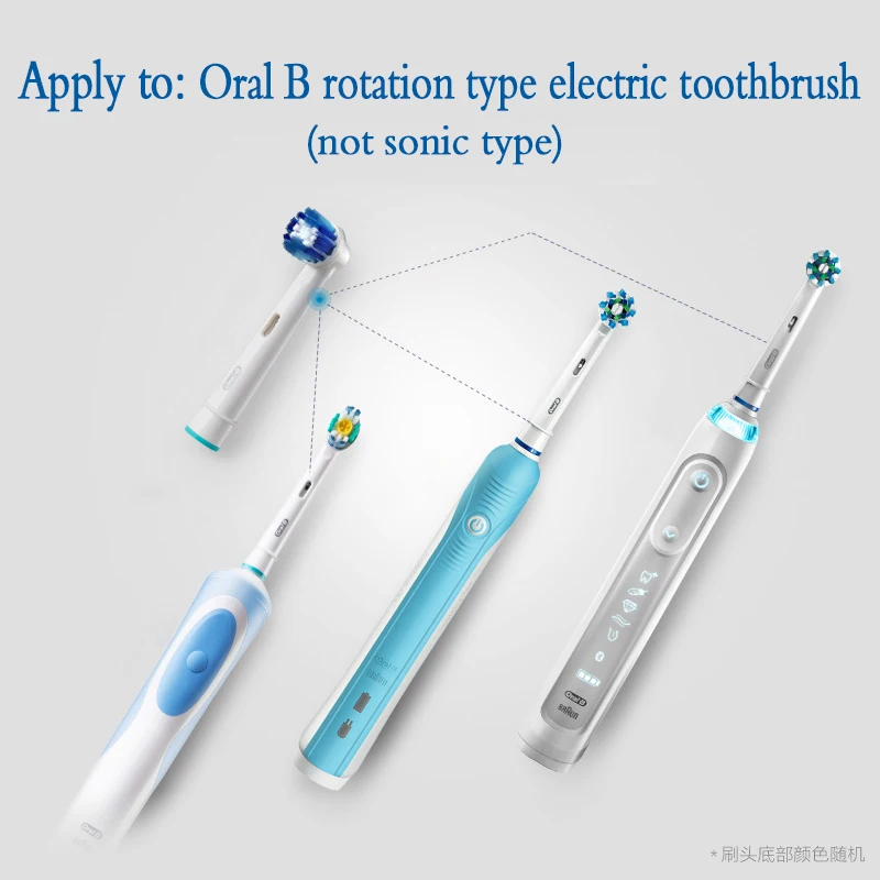Электрическая зубная щетка Oral B 4 сменных насадки точное вращение