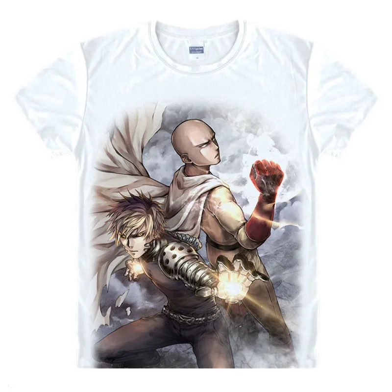 

one punch man anime t shirt One-Punch Man Hero Saitama Oppai T-shirt ONE PUNCH-MAN Genos brother tee shirt new fashion tshirt