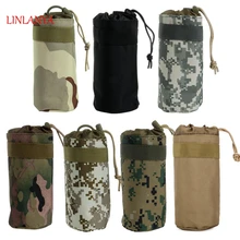 LINLANY 7 Color Camouflage High Quality Tactical Military System Water Bottle Bag Kettle Pouch Holder Bag Outdoor New Kettle Bag