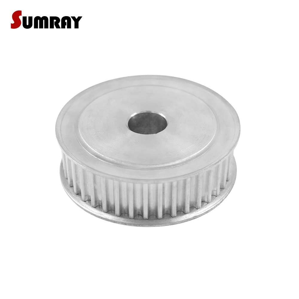 Roda de Polia de Alumínio Sumray 5 m 40 t Correia Dentada Polia 6 e 6. 35 e 8 e 10 e 12 e 12.7 e 14 e 15 e 16 e 17 e 20 e 22 e 25mm 16mm Largura da Correia da Polia da Engrenagem