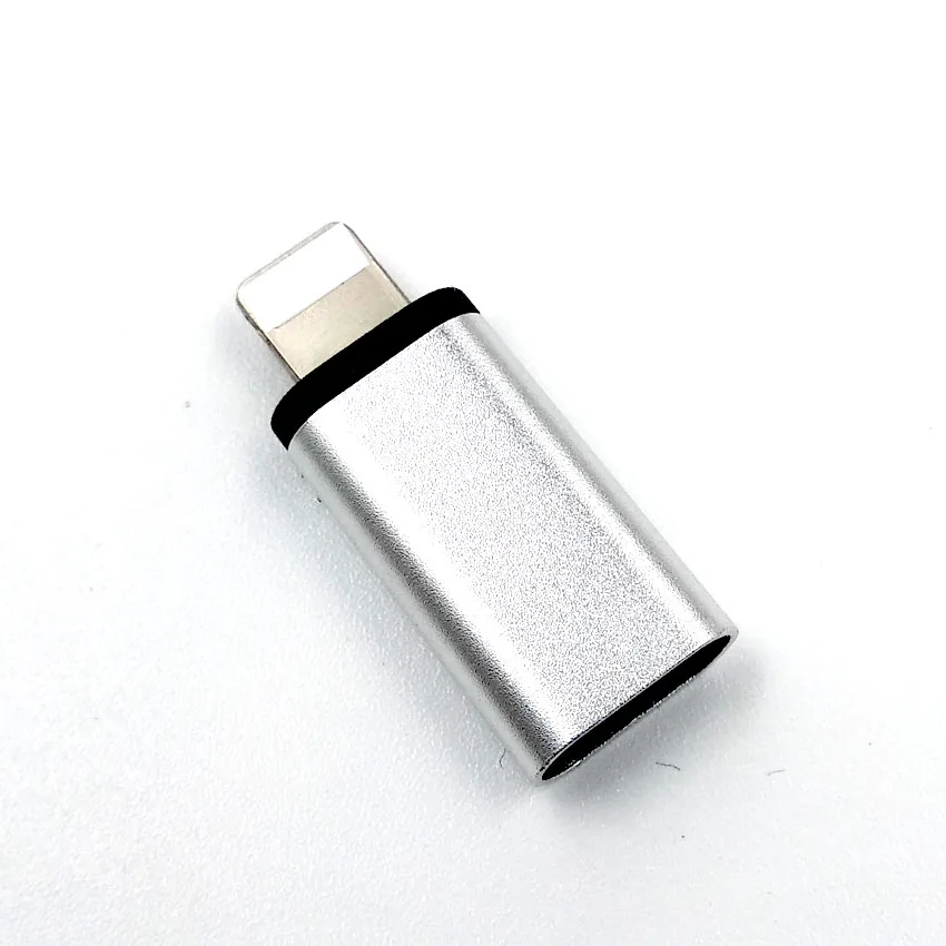 USB C Female To IOS Male Adapter Type-c To 8pin Charging Sync Charger Cable Converter Supporting Data+ Charging