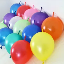 High quality ! Pin tails balloons(50pcs/lot)6 inch thick balloons birthday party Christmas decoration round tails shape balloon