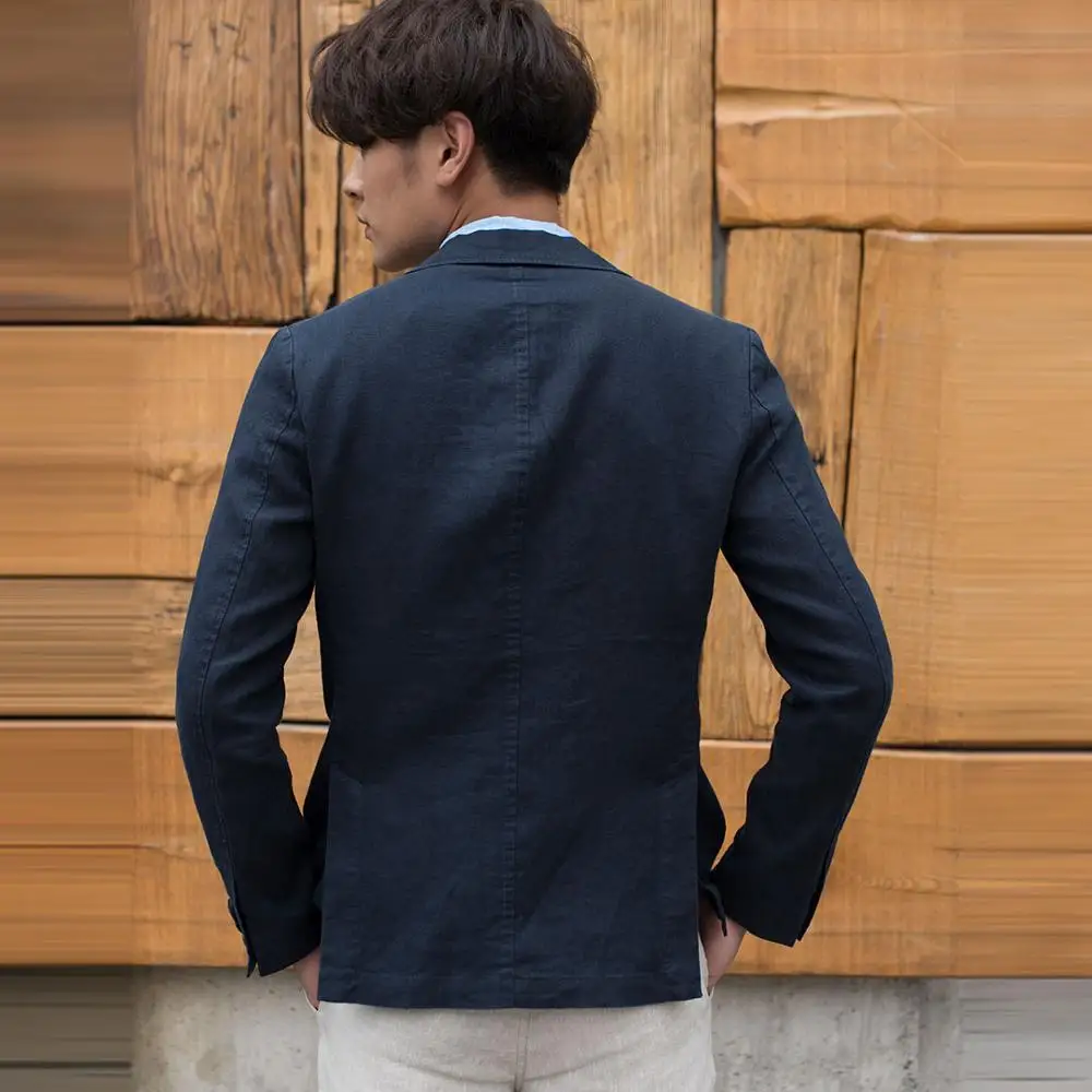  Xiaomi youpin 100% linen breathable light summer Men suit Natural linen Comfortable and breathable 