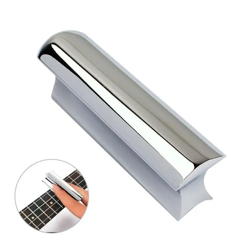 Tragbare Edelstahl Solid Slide Tone Bar für Gitarre Bass Musikinstrument