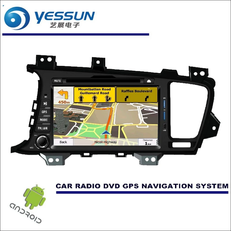 Excellent YESSUN Wince / Android Car Multimedia Navigation System For Kia K5 / Optima 2011~2013 / CD DVD GPS Player Navi Radio Stereo HD 2