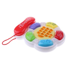 Электронный игрушечный телефон Обучающие, музыкальные игрушечные телефоны головоломка игра подарки номер познание обучение рождественские подарки