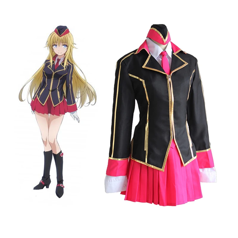 Костюм для косплея Qualidea из футболки юбки галстука и шляпы на Хэллоуин карнавал