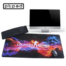 Pbpad store cs go gaming mouse pad notebook computer Print locked edge non-slip laptop rubber mouse mat for player design