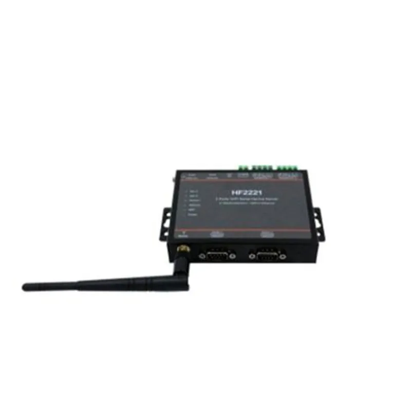 Wifi module 2221 Industrial Modbus 2Ports Serial Server RS232/RS485/RS422 to WiFi Ethernet Device Converter Connector Unit |