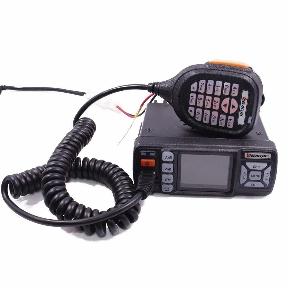 Автомобильная рация Baojie Двухдиапазонная VHF UHF мобильный радиоприемник 20/25 Вт 10 км