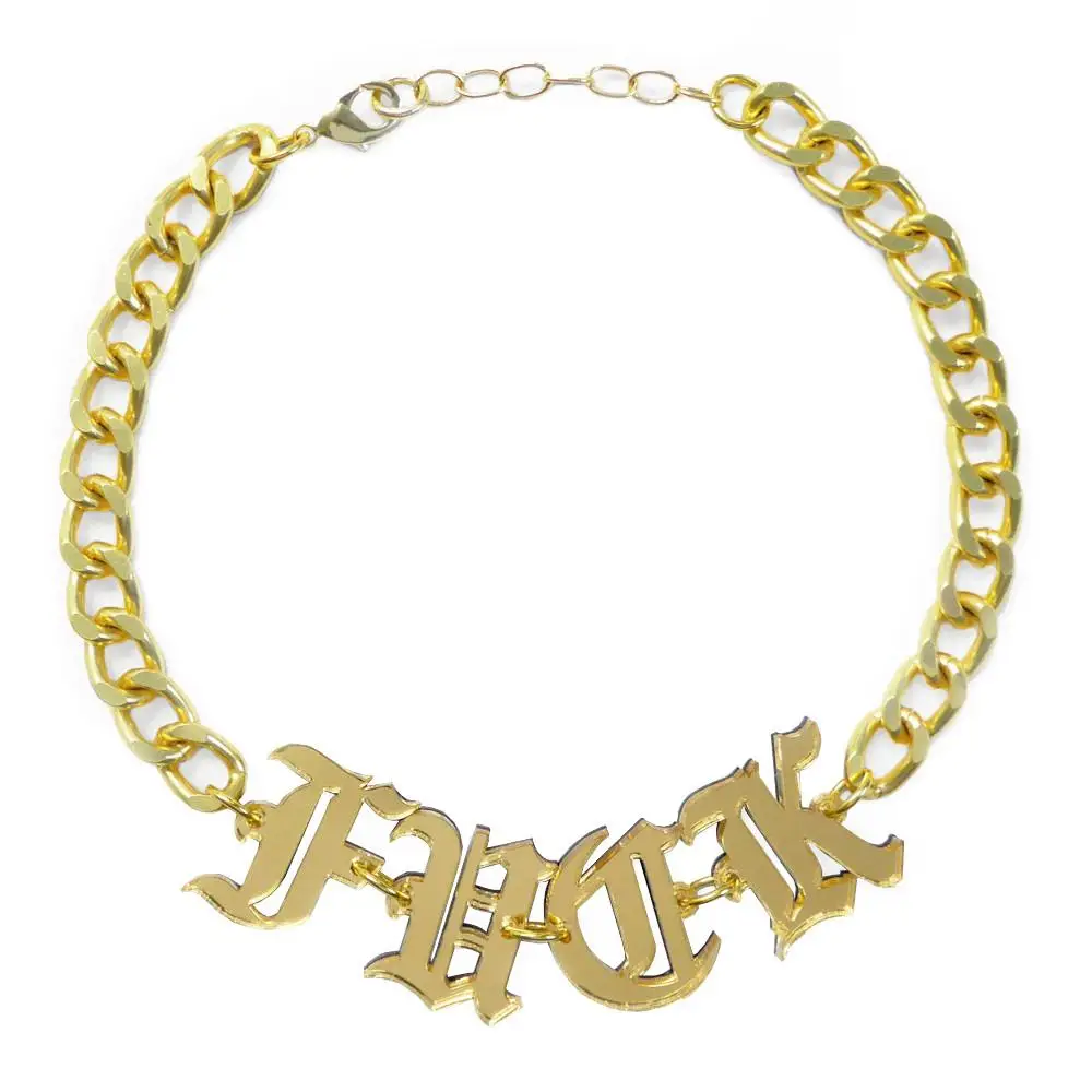 

Old English Vintage Style Customize Name Chokers Necklace