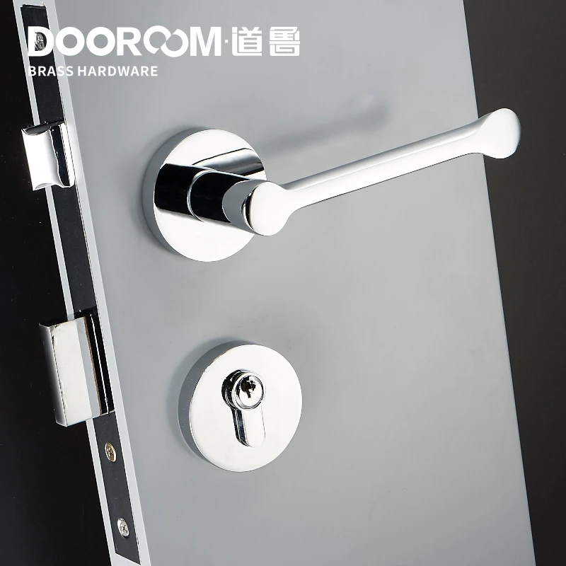 Дверной рычаг Dooroom из латуни американский скандинавский современный твердой
