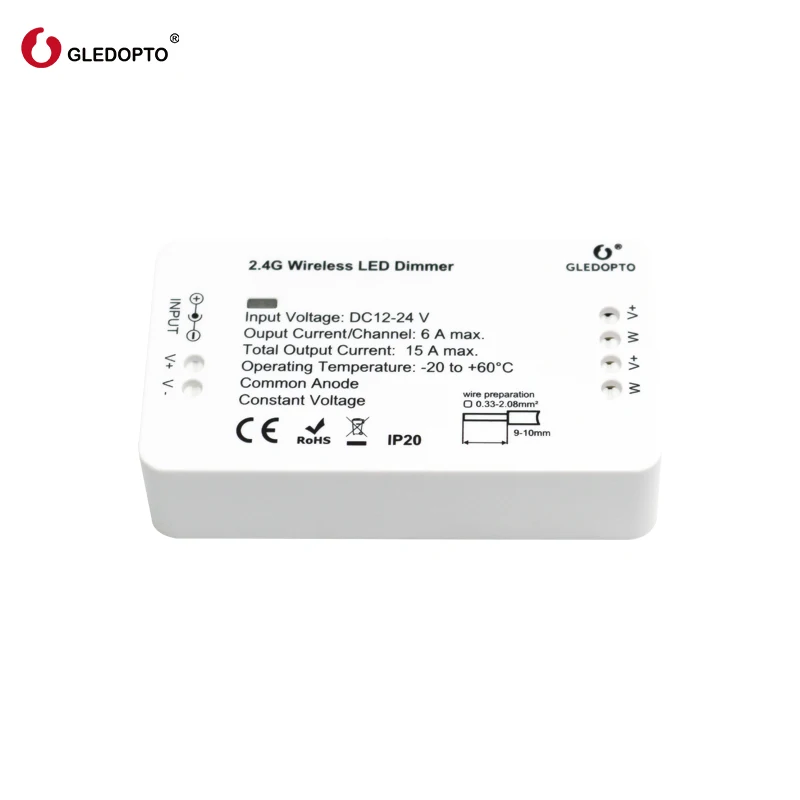GLEDOPTO ZIGBEE zll link light strip dimmer controller smart app control Compatible with zigbee3.0 work with amazon echo plus