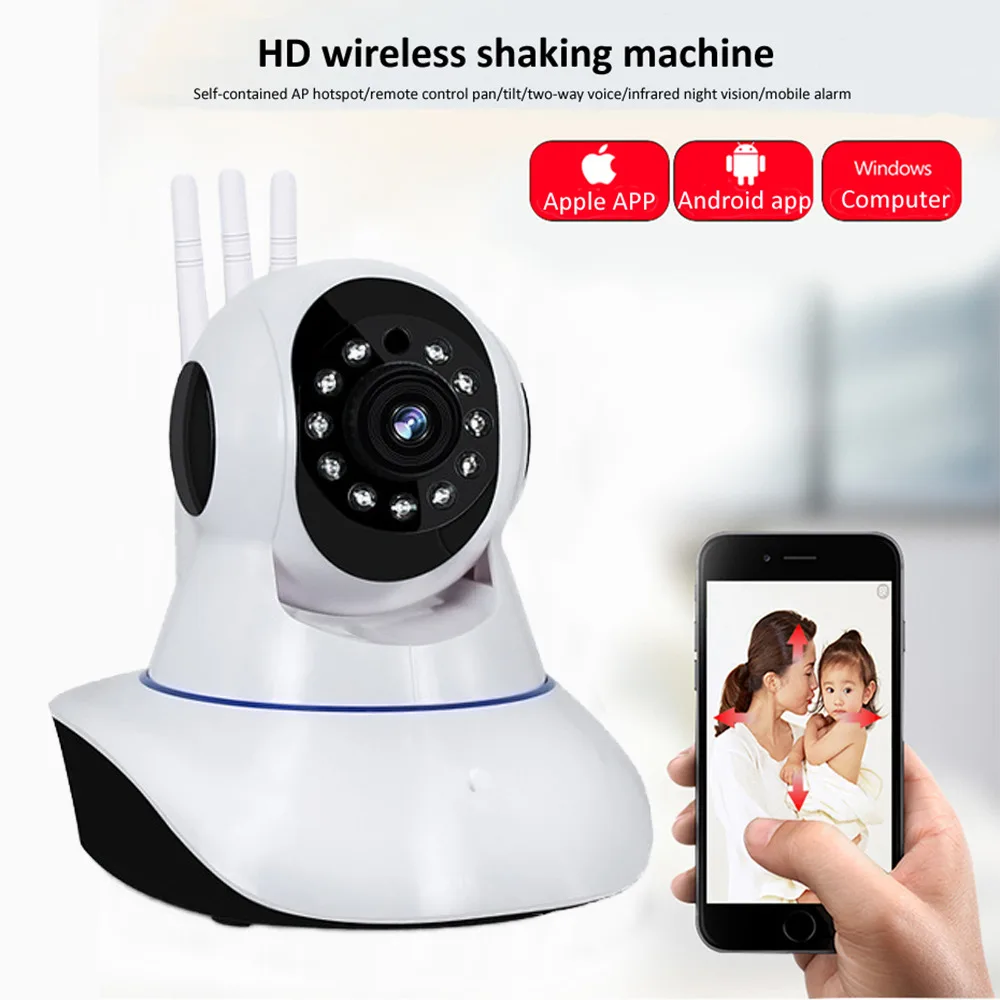 

Home Security IP Camera Wi-Fi 1080P/720P Wireless Network Camera WIFI CCTV Camera Surveillance P2P Night Vision Baby Monitor