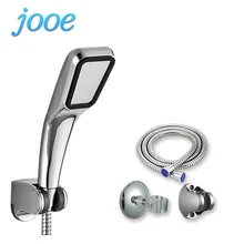 jooe Shower Head Set Water Saving 300 Hole ABS With Chrome Hand Bath Shower 1.5m Stainless Steel Shower Hose + Shower Accessorie