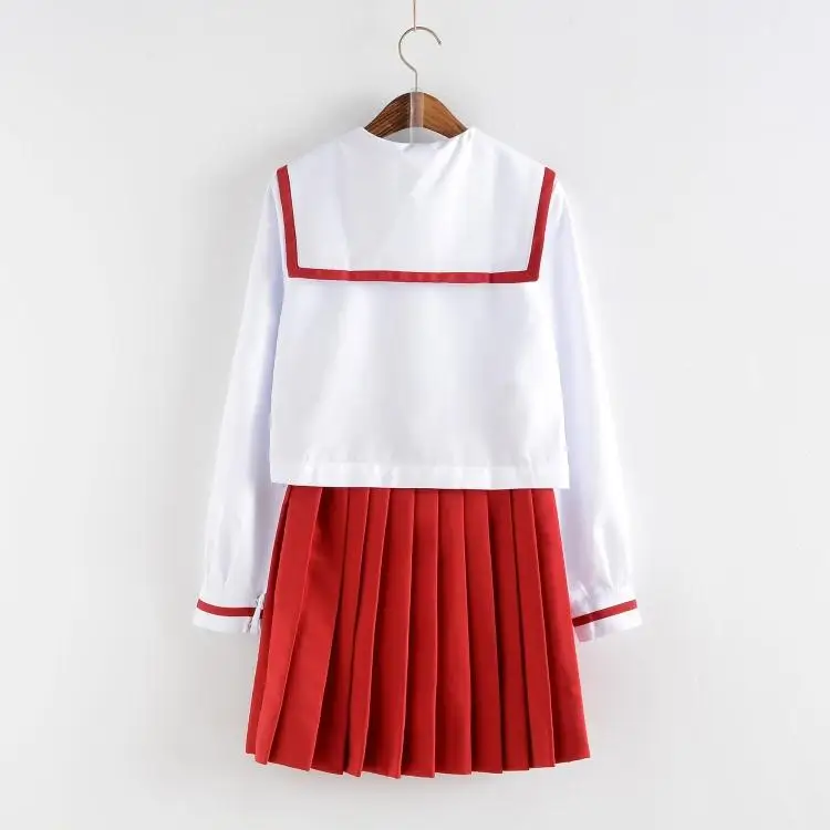 Летние JK форма японский флот Косплэй школьная форма элегантные милые девушки костюм моряка устанавливает студенты плиссированная юбка