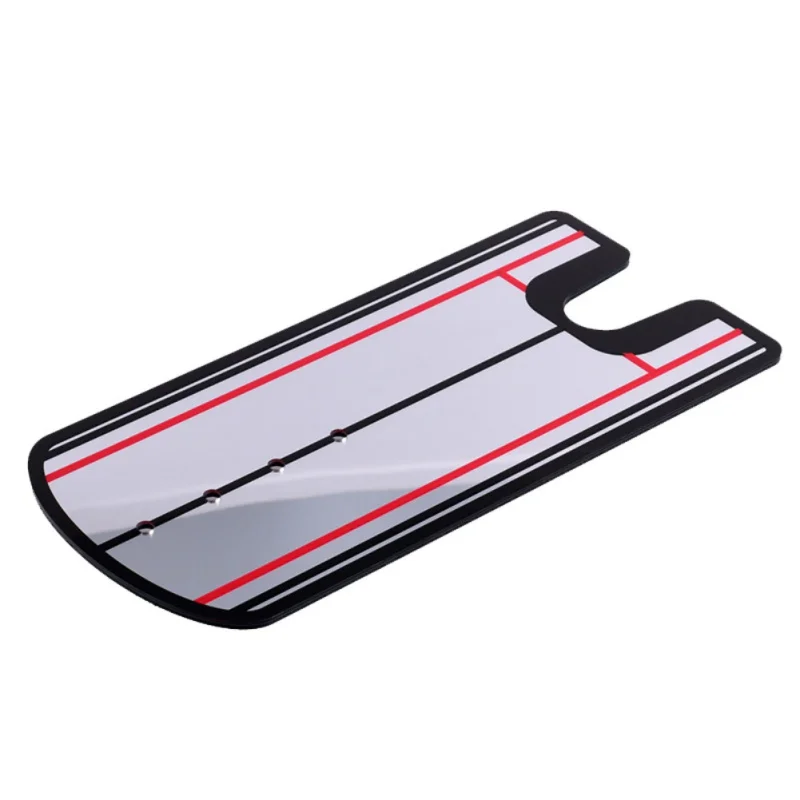 Golf Putting Mirror Alignment Training Aid Swing TrainerGolf Swing Straight Practice Eye Line Golf Accessories 32 x 14.5cm