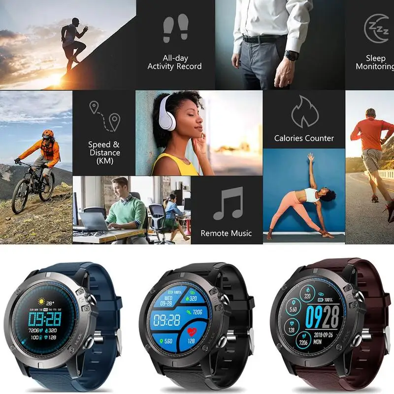Vibe3 Pro Smart Watch Smart Screen Watch Men's Heart Rate Sports Monitoring Step Exercise Bracelet
