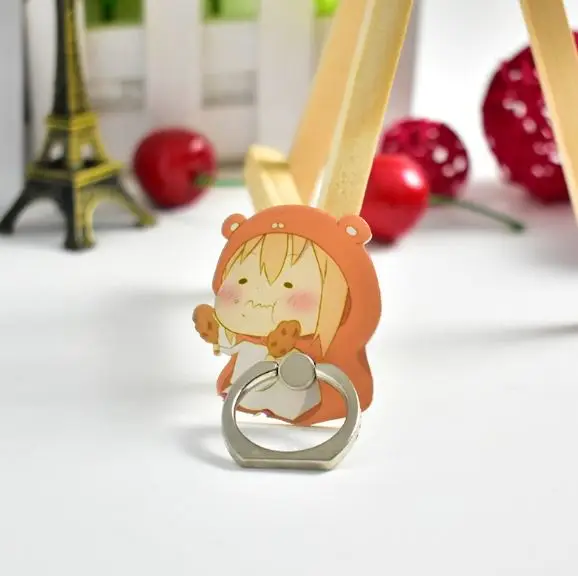 1 шт. Kawaii Himouto Umaru-chan палец кольцо держатель мобильного телефона телефон стенд кольцо стент фигурка игрушка