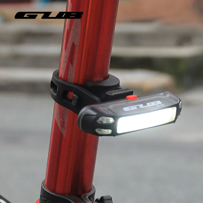 Clearance 100Lumens 3Color Bicycle Rear Light Red Blue Black LED Taillight MTB Road Bike USB Rechargeable Tail Light Back Lamp for Cycling 5