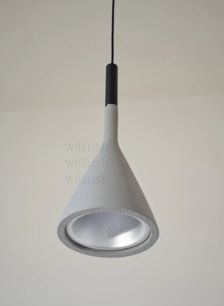 Современный бетонный подвесной светильник Paolo Lucidi Luca Pevere студия ручной работы цемент Aplomb подвесное освещение Ресторан столовая