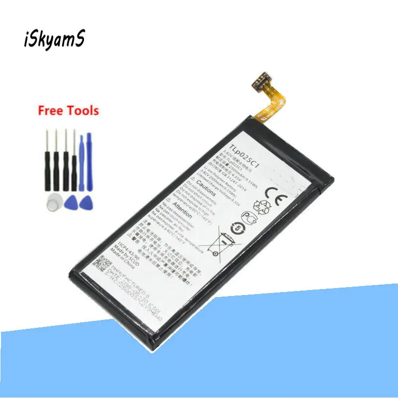 Сменный аккумулятор iSkyamS TLP025C2/TLP025C1 1x2500 мАч для Alcatel One Touch POP 4 Plus + 5056D 5056A 5056 Вт
