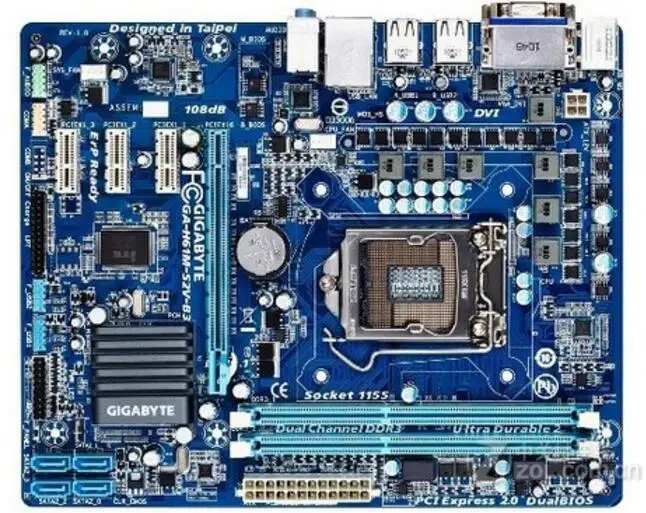 

For Gigabyte GA-H61M-S2V-B3 Original Used Desktop Motherboard H61M-S2V-B3 H61 Socket LGA 1155 DDR3