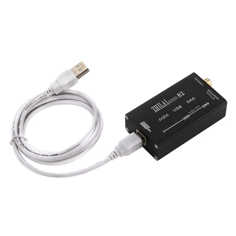 2017 zhilai H2 внешний звуковой карты компьютера USB DAC декодер передачи оптического