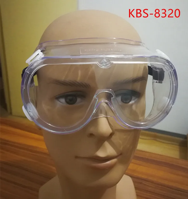 KBS 8320 анти-ударные анти-химические брызги защитные очки Экономичные прозрачные противотуманные линзы защита глаз защита от пыли лабораторные очки