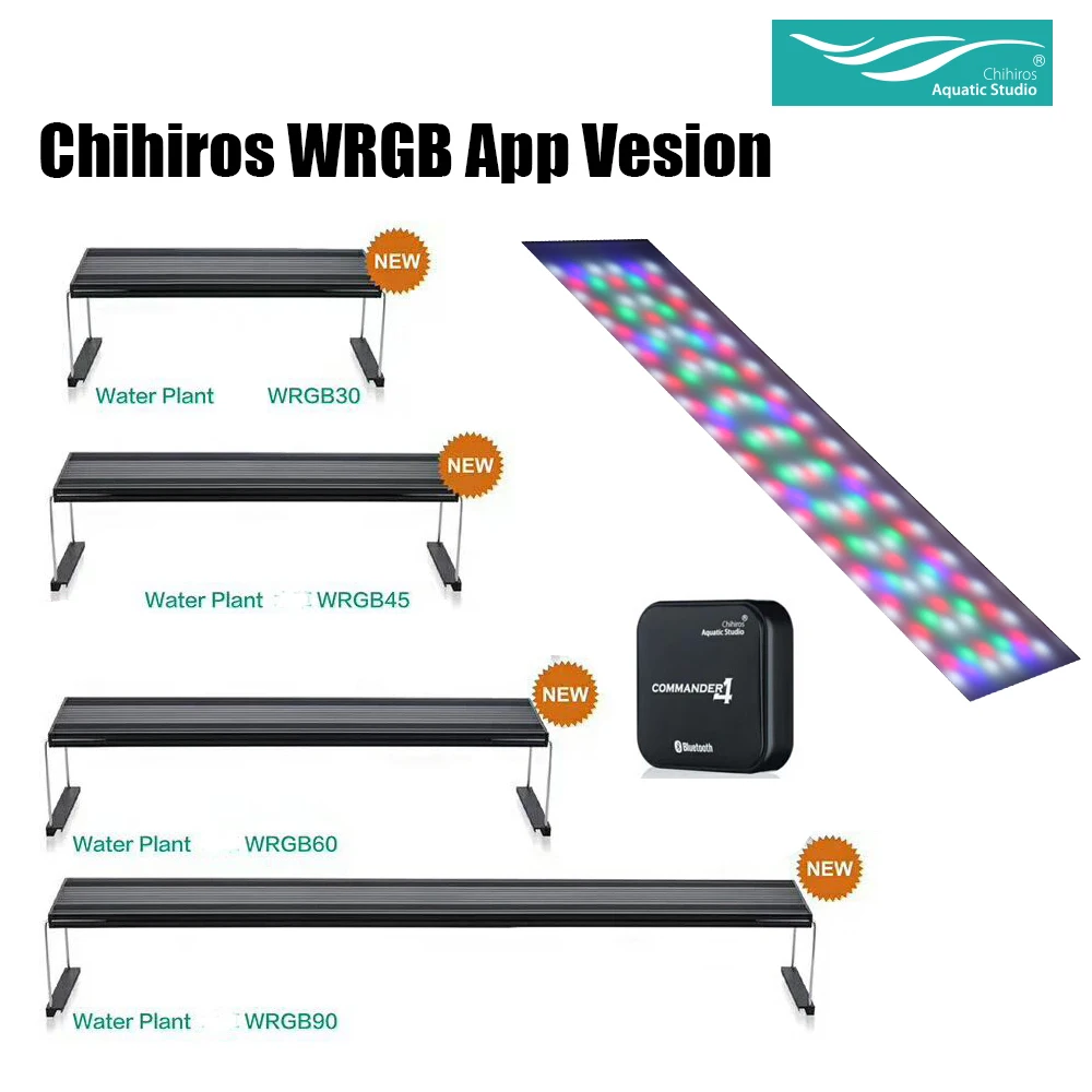 Chihiros WRGB серия полный спектр водное растение светодиодный свет стиль ada Sunrise закат приложение Управление светодиодный освещение для аквариума
