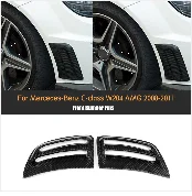 Задний диффузор из углеродного волокна для Mercedes Benz W204 C63 AMG 2009-2011 Автомобильный задний бампер диффузор спойлер