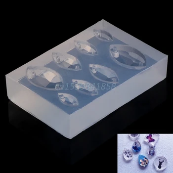 

DIY Silicone Cabochon Mold Making Jewelry Pendant Resin Casting Mould Hole Craft
