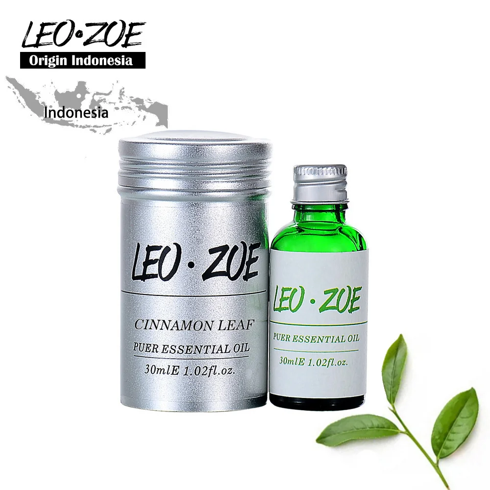 Well-Known Brand LEOZOE Cinnamon Leaf Essential Oil Certificate Origin Indonesia Authentication Cinnamon Leaf Oil 30ML frontier cinnamon powder korintje a grade 3% oil 16 ounce bags