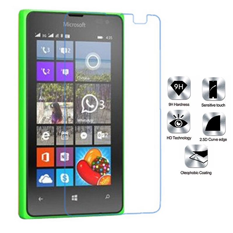 2.5D Закаленное стекло для Nokia Microsoft Lumia 430 9H Взрывозащищенная защитная пленка N430 Dual