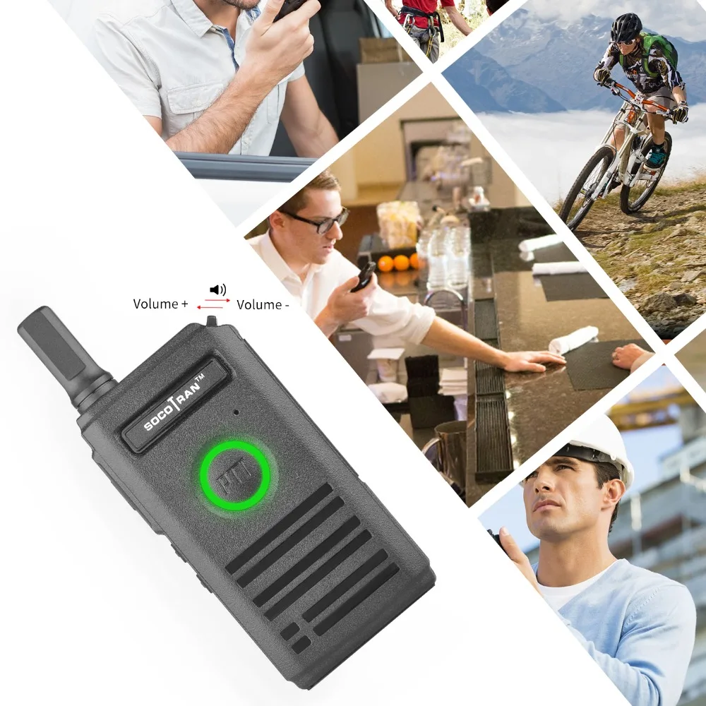 SC 600 UHF мини рация Любительское радио 400 470 МГц ультра тонкий ручной двухсторонний