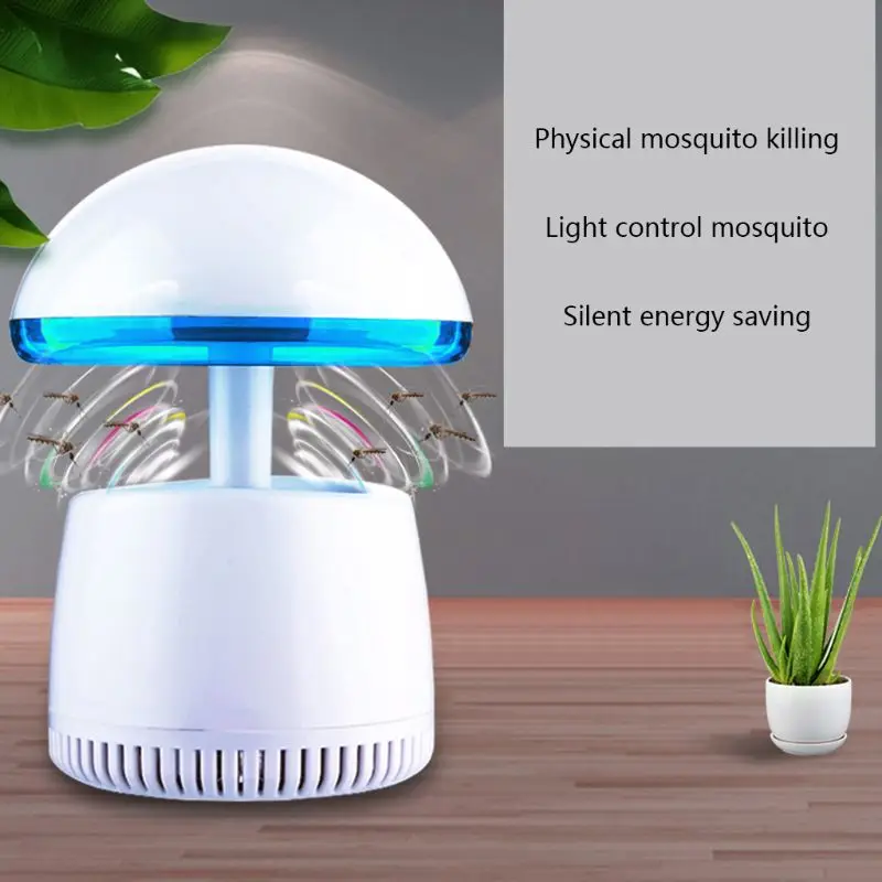Электрический светодиодный светильник от комаров, насекомых, ловушка для насекомых-вредителей, ночная Зарядка от USB