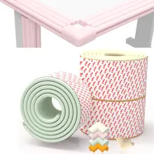 Защита детей 2 м Длина настольное ограждение 8 шт Анти-столкновения угол Детская безопасность Продукты стекло Край Мебель угловая защита