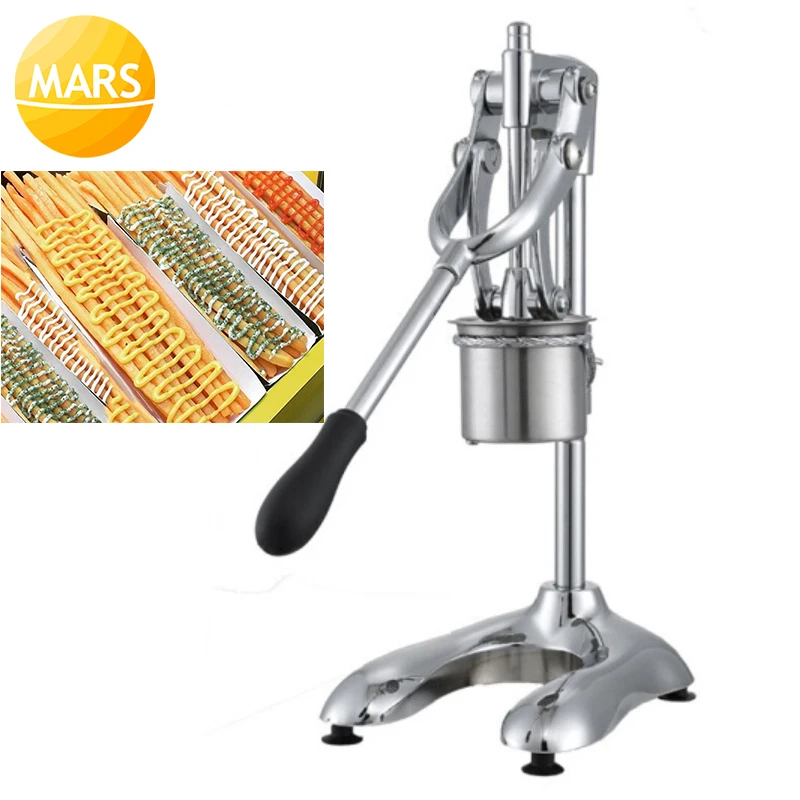 

Manual Potato Chips Squeezers Long 30CM American Fried Potato Chip Maker French Fries Cutter Slicers