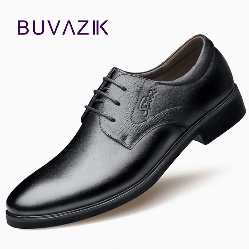 Noir En Buvazik D'affaires marron Hommes Formelle Classique Robe Chaussures Bout Mariage Mode Italien Cuir De Oxford Pointu rYZfw1qY