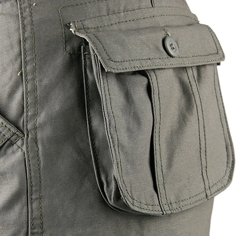  Summer Men's Cargo Pants Casual Multi Pockets Military Tactical Pants Men Outwear Streetwear Army S