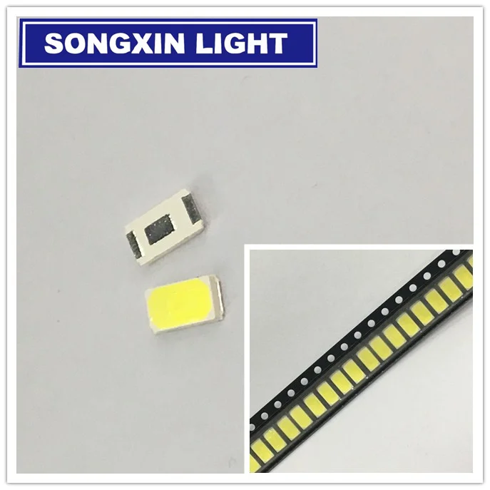 SONGXIN светильник 5730 SMD СВЕТОДИОДНЫЙ CW-WW 5630 белый/теплый белый Высокая мощность 0,5 Вт диоды 40-65 лм 2850-3200 к/6000-6500 К