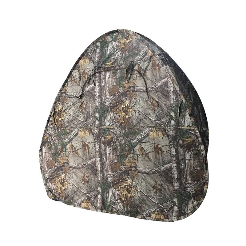 

Pop-up Portable 1 Person Ground Hunting Blind, Camo Polyester Hunting Tent