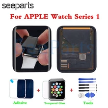 Para apple assistir série 1 display lcd com tela de toque digitador assembléia 38mm/42mm a1802 a1803 a1553 a1554 peças reposição