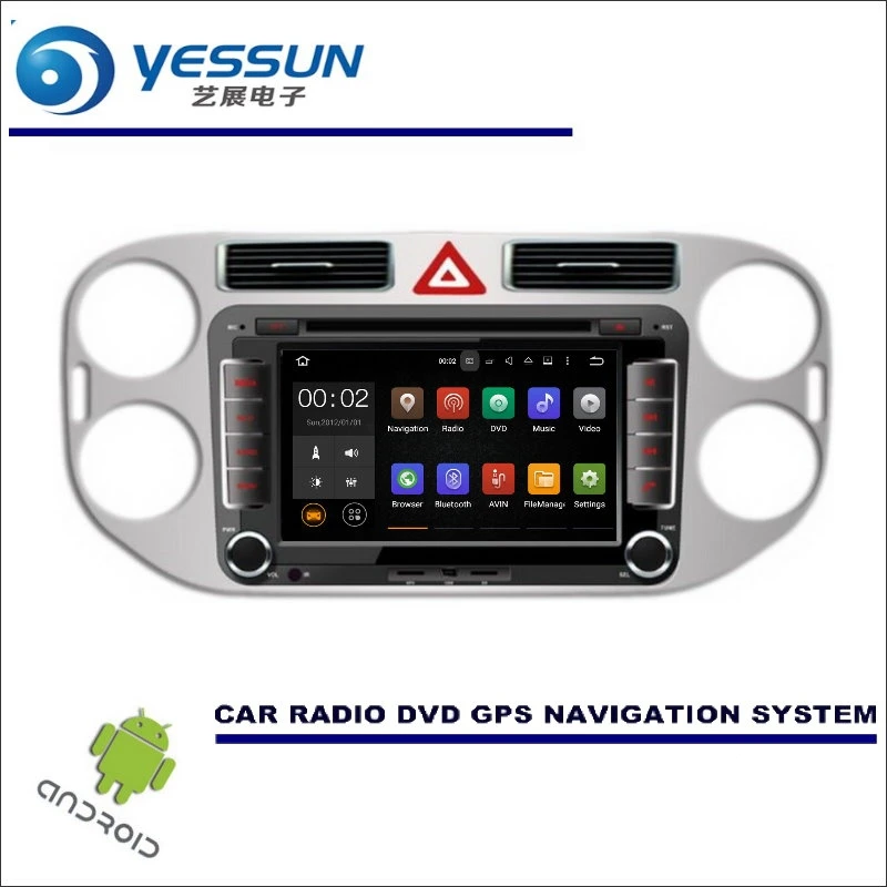 

YESSUN Car Multimedia Navigation For Volkswagen VW Tiguan 2007~2013 - CD DVD GPS Player Navi Radio Stereo Screen Wince / Android
