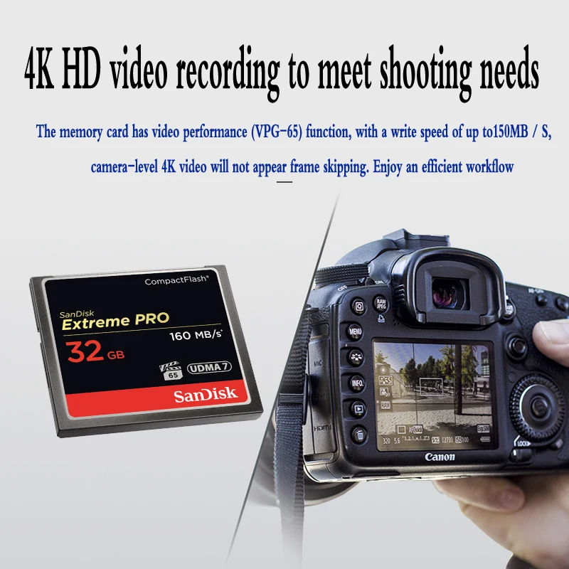 Двойной Флеш накопитель SanDisk Extreme Pro карты памяти Компактный адаптер для флэш карт
