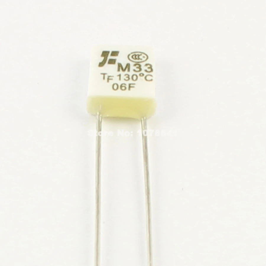 

10 Pcs Per Lot M33 Cutoff TF 130 Degree Thermal Fuse