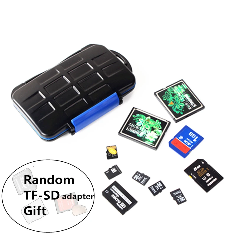 Водонепроницаемый слот для карт памяти анти-шок держатель хранения коробка